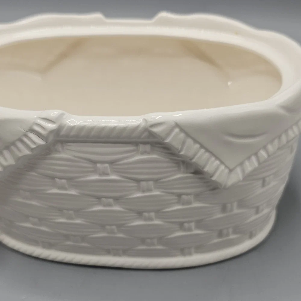 Vintage Ceramic Hen on Nest Covered Gravy Boat Bowl W/ Spoon Cottage Grandmacore